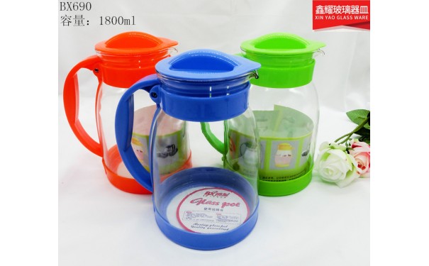 玻星厂家加工定制生产茶壶玻璃凉水壶家用-- 重庆玻星玻璃制品厂