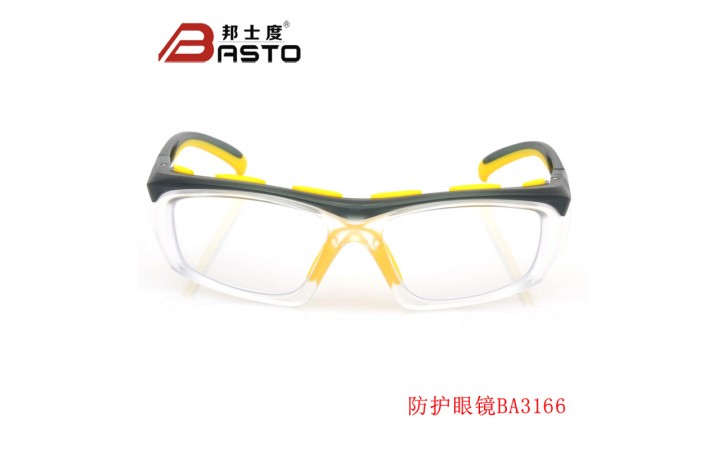 邦士度防冲击防护眼镜BA3116防刮擦防护眼镜厂家直销轻便型劳保眼镜