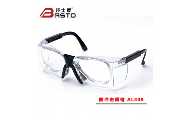 厂家直销防冲击防护眼镜AL309护目镜邦士度劳保眼镜可配近视镜-- 广州邦士度眼镜有限公司