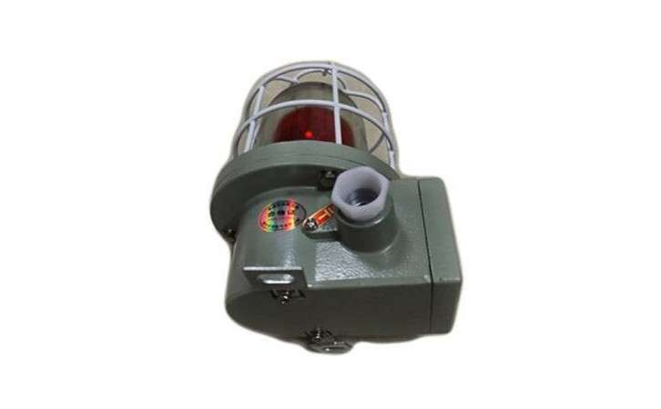 SL-100声光报警器尺寸安装图，STJD-101不锈钢防爆声光报警器
